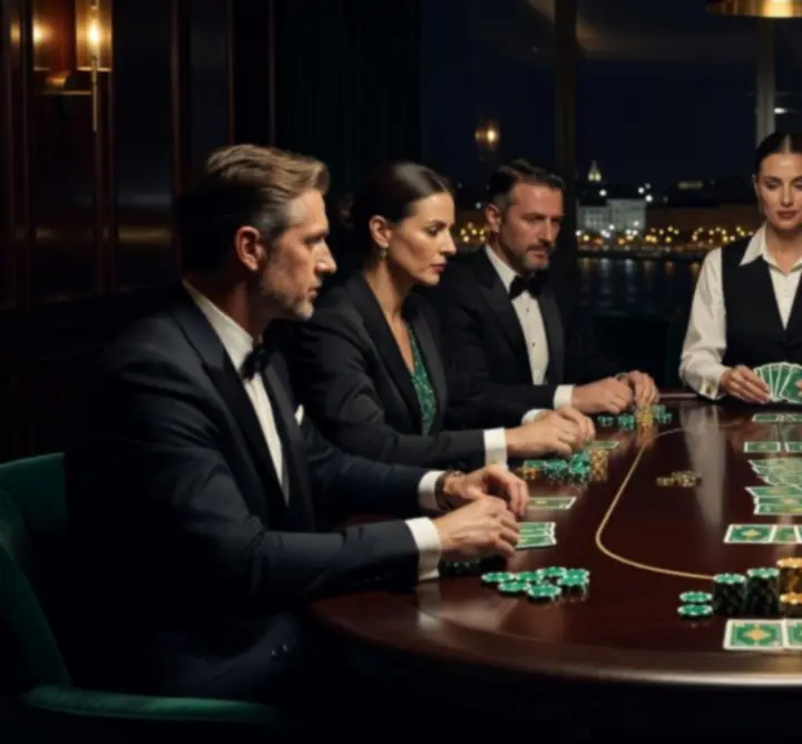 Privát poker est elegáns környezetben